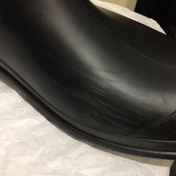 Kamik womens slip in rain boots tall side buckle size 9 black - Picture 9 of 13